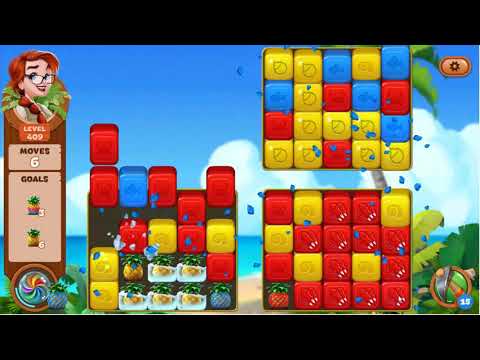 Lost Island Blast Adventure Level 409 - No Boosters