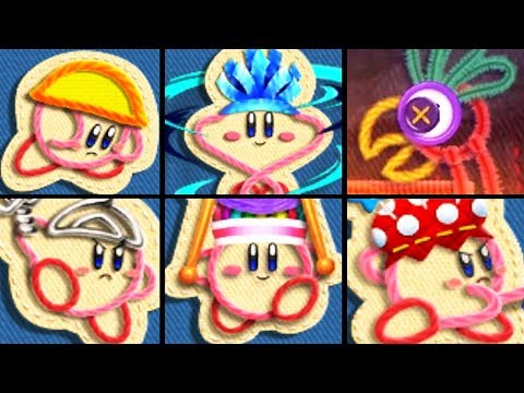 Using Kirby New Ravel Abilities on a Boss Character in Kirby's Extra Epic Yarn