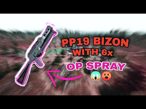 PP19 BIZON + 6x // OP SPRAY // #bgmi #shorts