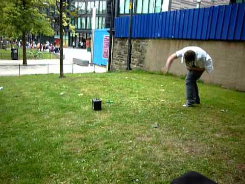 The Tin Foil Hat Brigade promoting Ultrachip in the centre of Ediburgh 21st August 2010 (Part 1)