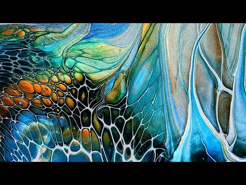 'Sway' ~ Beautiful Abstract Fluid Art ~ #acrylicpouring #tlp