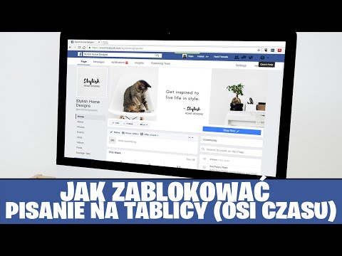 Jak ZABLOKOWAĆ tablicę na FB Jak zablokować możliwość pisania na osi Facebook