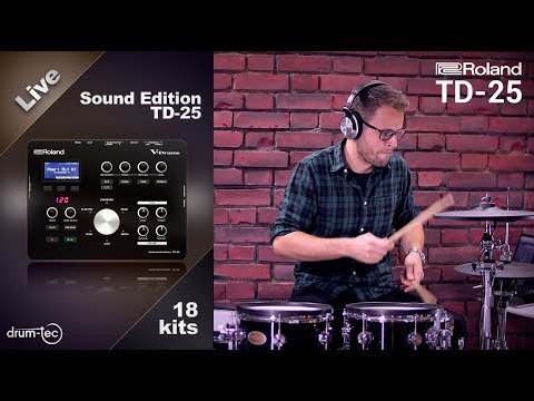 Roland TD-25 Live Sound Edition custom kits sound upgrade by drum-tec