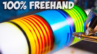 Freehand Airbrush Perfectly Straight Lines Like THIS