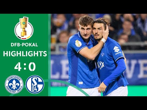 Kantersieg vor eigenem Publikum! | SV Darmstadt - Schalke 04 4:0 | Highlights | DFB-Pokal 2025/26