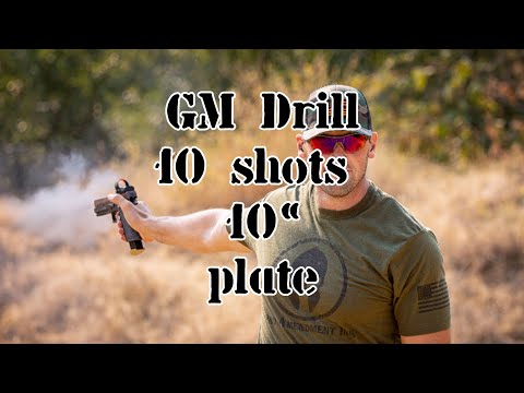 Drill to master shooting Fast. Faster follow up shots. GrayGuns Sig P320 X5 USPSA