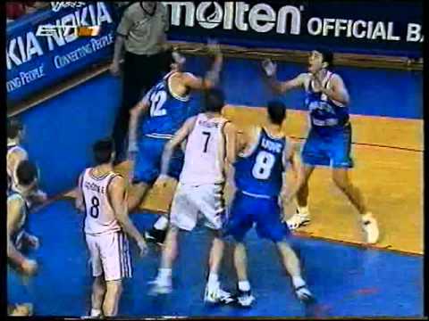 1999 Eurobasket second round Russia-Yugoslavia(highlights)