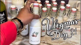 VLOGMAS DAY 21 🎄 HOLIDAY COQUITO, COZY CHILI & FINISHING UP CHRISTMAS GIFTS 