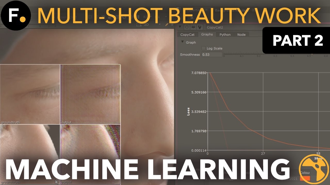 2- Training the Network | Multi-Shot Beauty Work Using CopyCat | Machine Learning in Nuke
