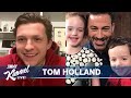 Tom Holland Surprises Billy Kimmel on 3rd Birthday