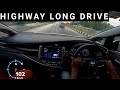 LONG DRIVE IN HIGHWAY ROAD TOYOTA INNOVA FACLIFT INNOVA DRIVING HIGHWAY ROAD