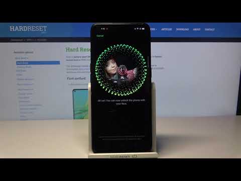 How to Set Up Face Unlock in OPPO A33 2020 - Add & USe Face ID