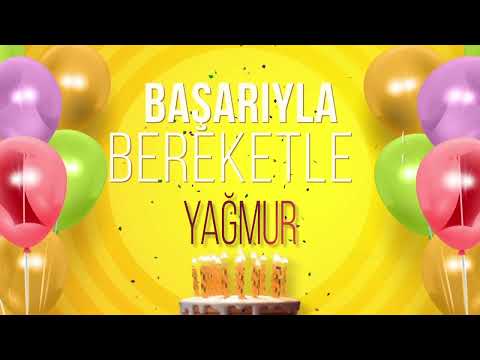 İyi ki doğdun YAĞMUR - İsme Özel Doğum Günü Şarkısı (FULL VERSİYON)
