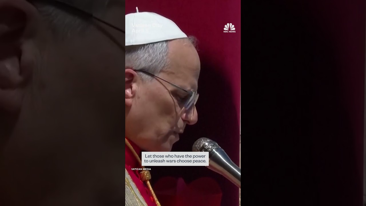 Pope Leo XIV delivers first Easter address as pontiff