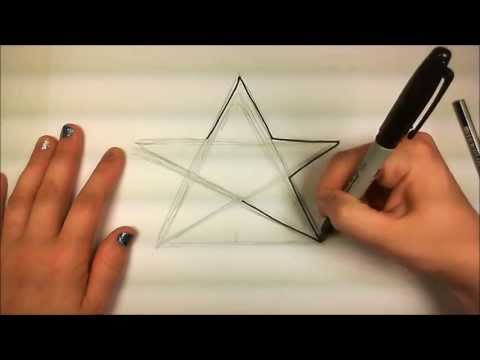 Learn How to Draw An Easy Star -- iCanHazDraw!