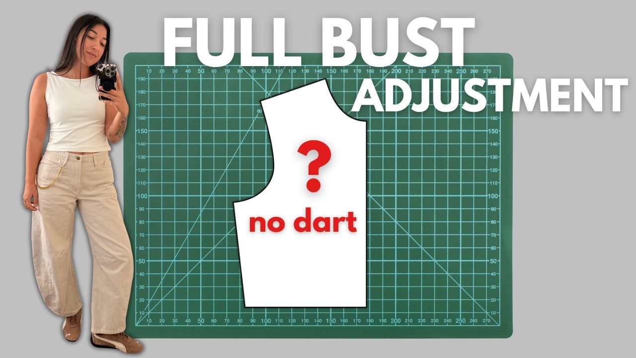 Dartless Full Bust Adjustment | Pattern Making Technique
