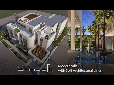 Modern Villa with Soft Architectural Lines