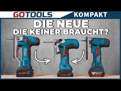 Brauchst du sie? Die neue Bosch Akku Stichsäge GST 18V 125! In allen Varianten!