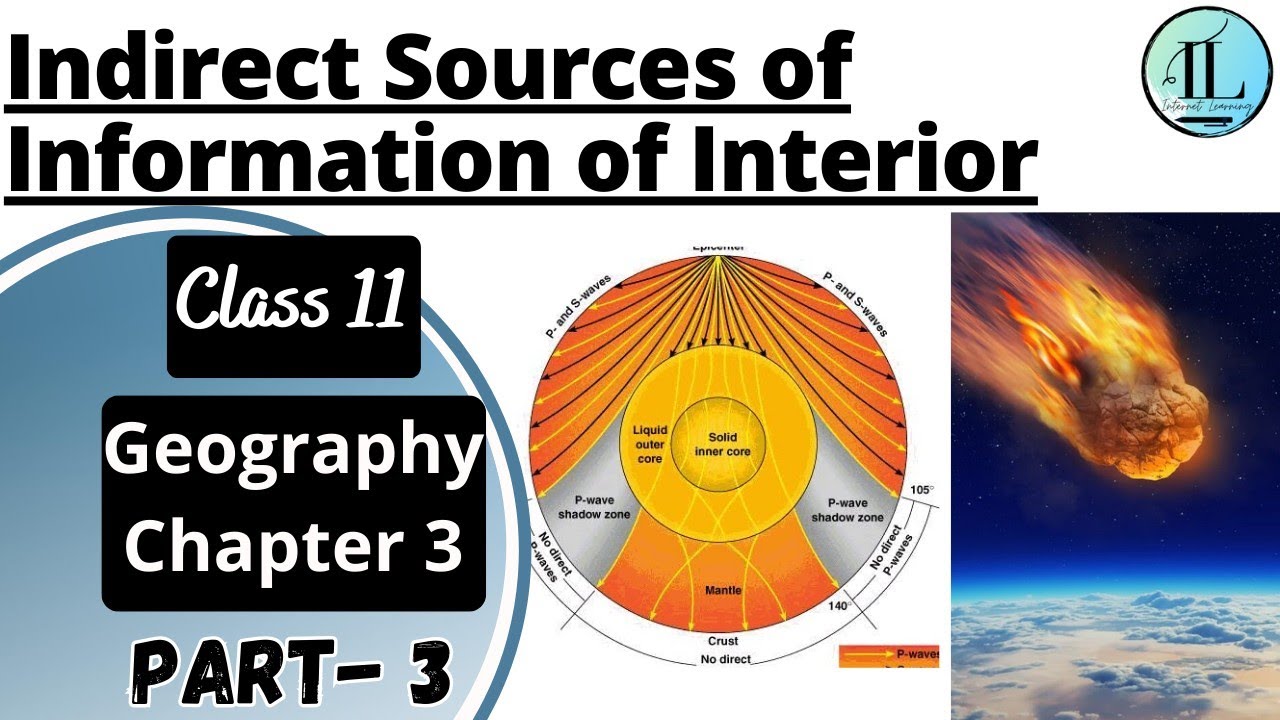 Indirect Sources of Information of Interior | Interior of the Earth | Class 11 Geography Chapter 3