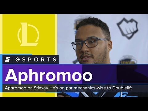 Aphromoo compares Stixxay to Doublelift: 'He's on par mechanics-wise'