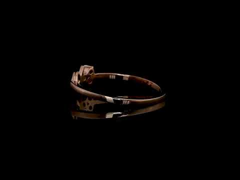 18K/14K Rose Gold Infinity Cluster Diamond Ring