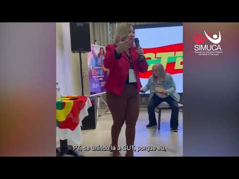 Carla Simone emociona e provoca reflexão sobre renovação sindical em fala durante Curso de Formação da CTB em Caxias do Sul