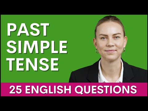 過去単純時制に関する25の質問｜英文法を学ぶ (25 Past Simple Tense Questions | Learn English Grammar)