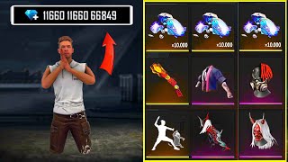 POOR ADAM 😎 NEEDS 100.000💎 DIAMONDS 😱 GOT AMAZING SKINS 🔥 FREE FIRE