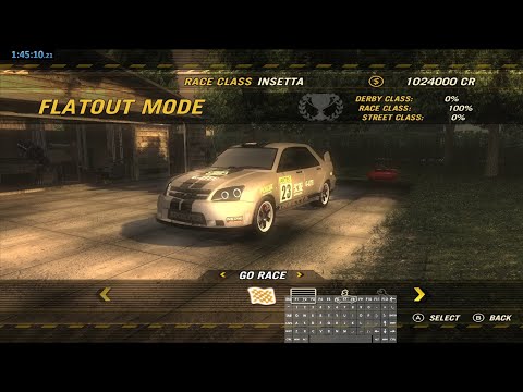 FlatOut: Ultimate Carnage Race Class NG+ Wreckless Speedrun - 1:45:10 (World Record)