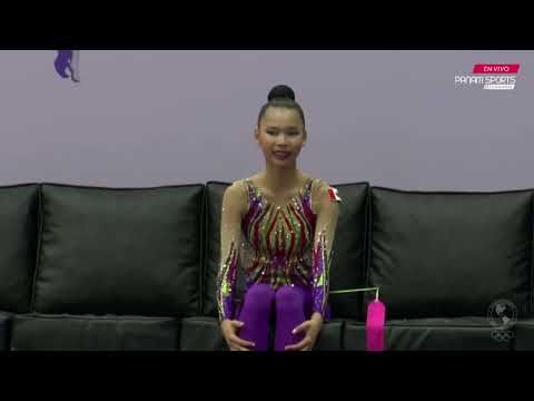 2025 Pan American Championships Paraguay 🇵🇾- Truc Uyen Nga Nguyen 🇨🇦 - Junior Ribbon Final (5th)