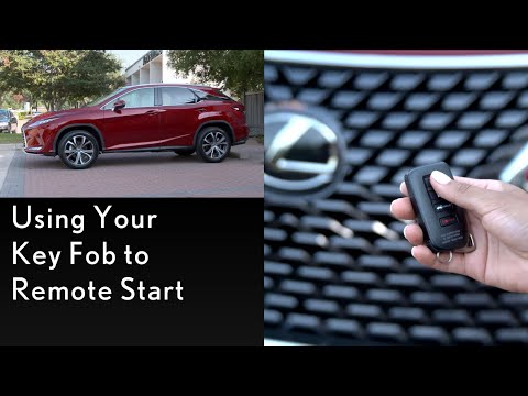 How-to Remote Start Using Your Key Fob | Lexus