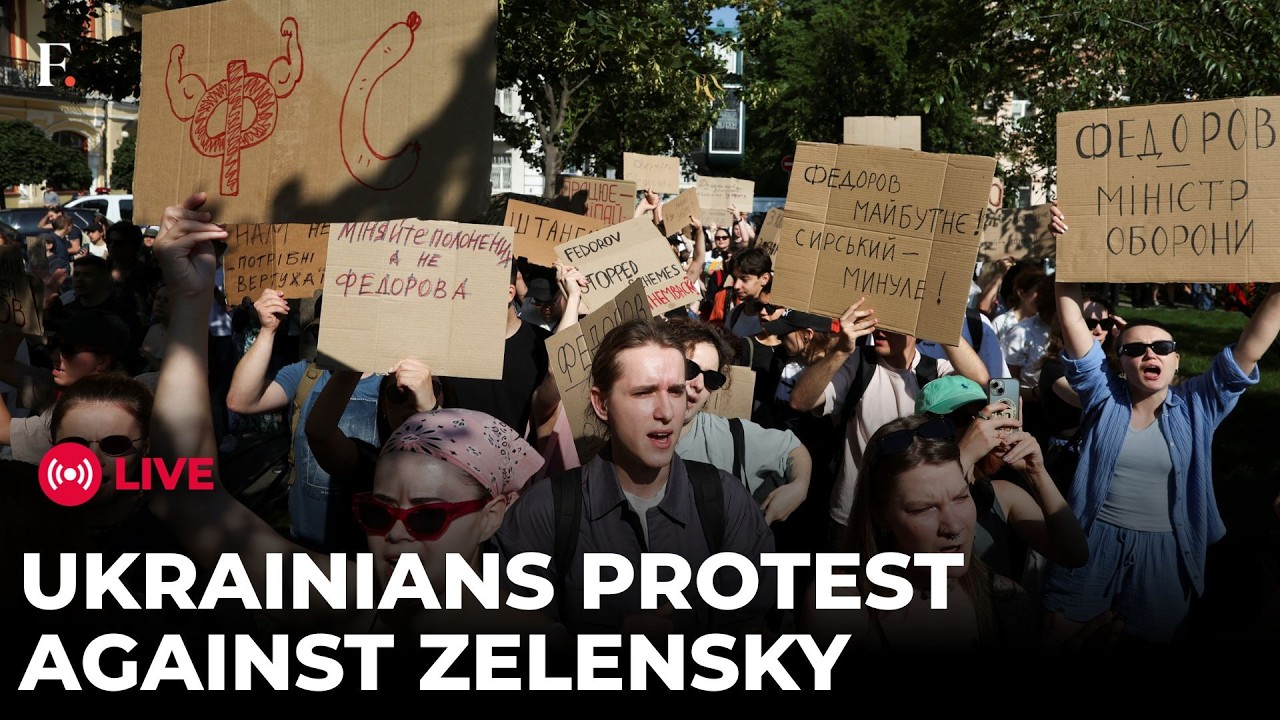 Ukraine Protest LIVE: Zelensky Faces Backlash After Dismissing Defence Minister Fedorov | Kyiv