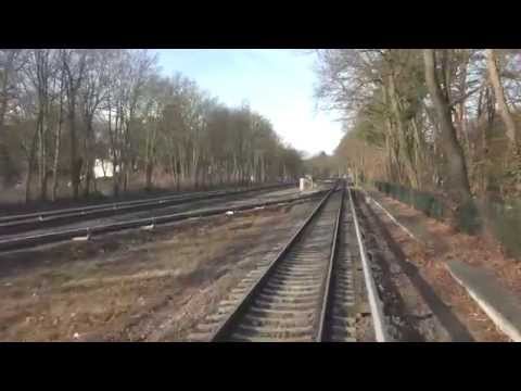 Führerstandsmitfahrt S-Bahn Berlin von Yorckstrasse nach Wannsee auf der S1 in 4K.