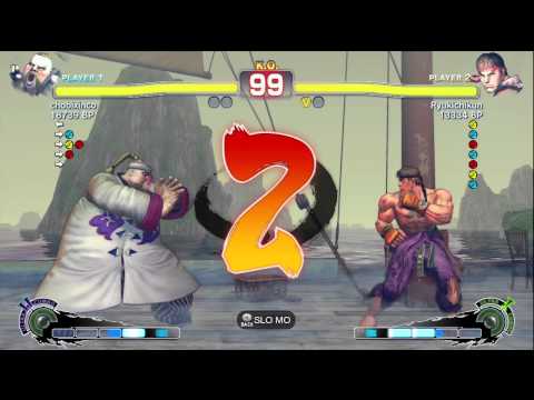 Ryukichikun [Ryu] vs chobixinco [Rufus] SSF4 Japanese Online Ranked Matches - TRUE-HD