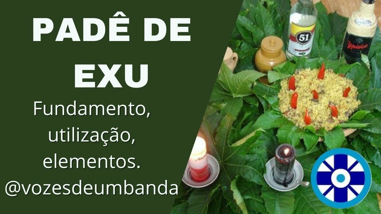 ⭕ PADÊ DE EXU: TIPOS, ELEMENTOS, PRA QUE SERVE.🏺🍲🕯️ @VozesdeUmbanda