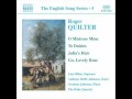 Quilter - O mistress mine (1. Anthony Rolfe Johnson - 2. Ian Partridge)