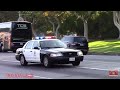 LAPD Crown Vic Responding Code 3 in Beverly Hills