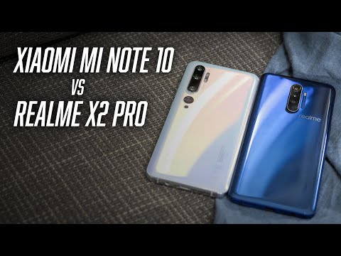 Xiaomi Mi Note 10 vs Realme X2 Pro review comparison