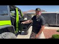 Combat Off Road Front Full Metal Jacket Half Doors, Aluminum - Raw - JT