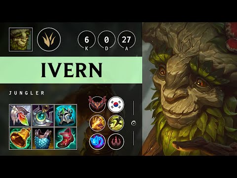 Ivern Jungle vs Graves - KR Grandmaster Patch 25.21