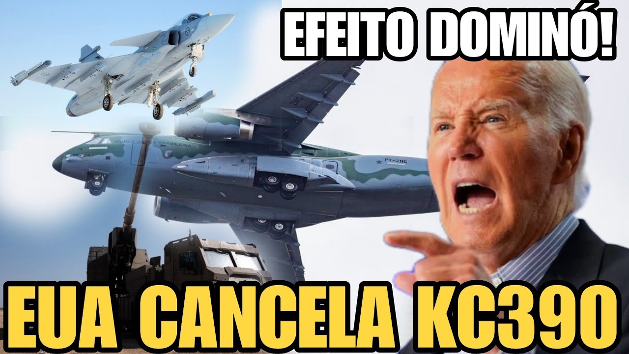 EUA CANCELA KC390 DO BRASIL! EFEITO DOMINÓ DA IDEOLOGIA? OU RIVALIDADE?