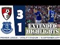 EXTENDED HIGHLIGHTS: BOURNEMOUTH 3-1 EVERTON