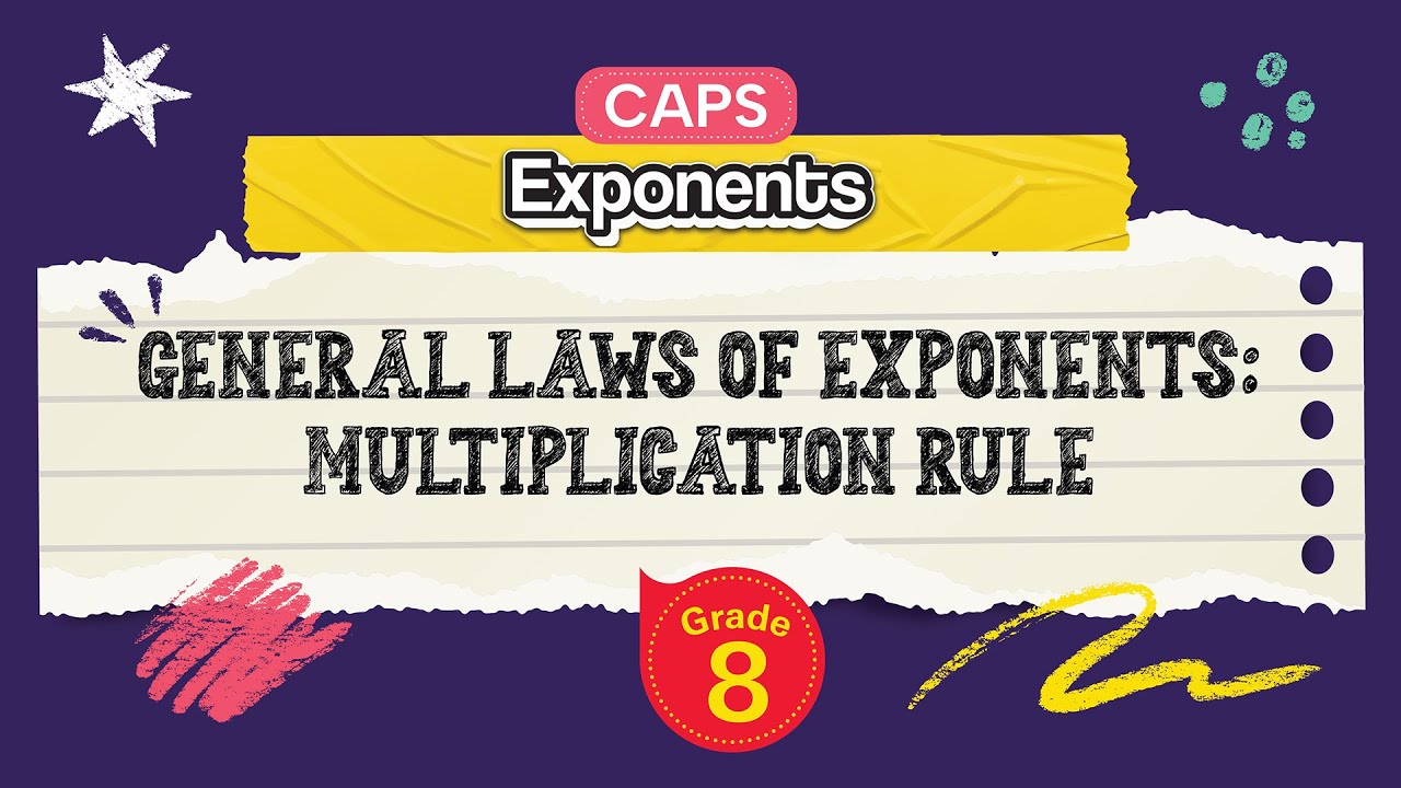 General Laws of Exponents: Multiplication Rule