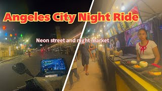#4 Angeles City Night Market Night Ride ASMR | Nepo to Infinity POV 🇵🇭