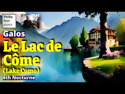 C. Galos: Le Lac de Côme (Lake Como), 6th Nocturne