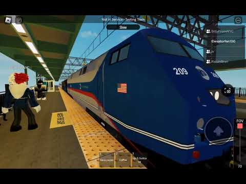 Metro-north: Engine 209 Lazer train bypassing Eastport Ft@railfannerjs6308&@nextgenrailroading