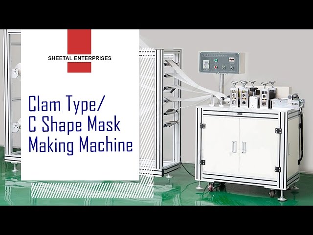 Surgical Face Mask Making Machinery - M10 Folded Mask Machine ...
