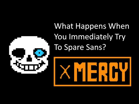 What Happens When You Spare Sans Immediately?