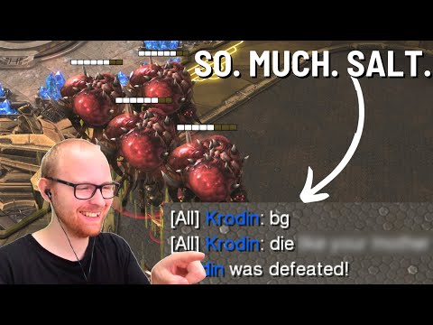 Protoss Player Gets SUPER Angry vs My Crazy Cheese (Zerg Cheese to GM #9)
