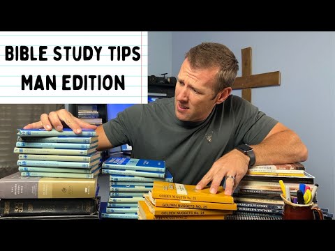 Beginner Bible Study Tips | Where to start studying | How do I mark up my bible | Man Edition